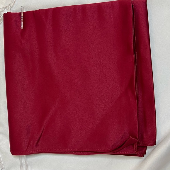 Lauren Burgundy Long Formal Gown Bridesmaid Dress - Picture 8 of 9